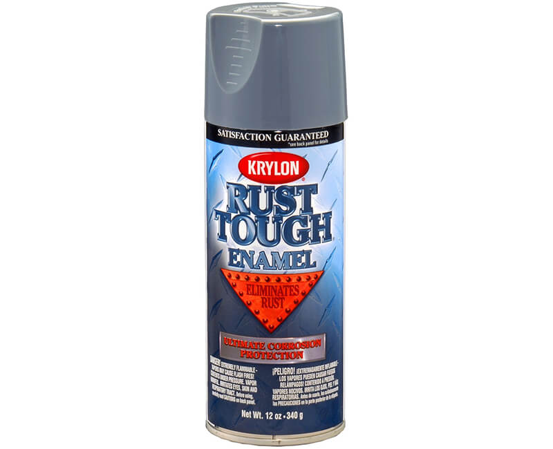 Rust Tough Enamel Spray Paints - Battleship Gray