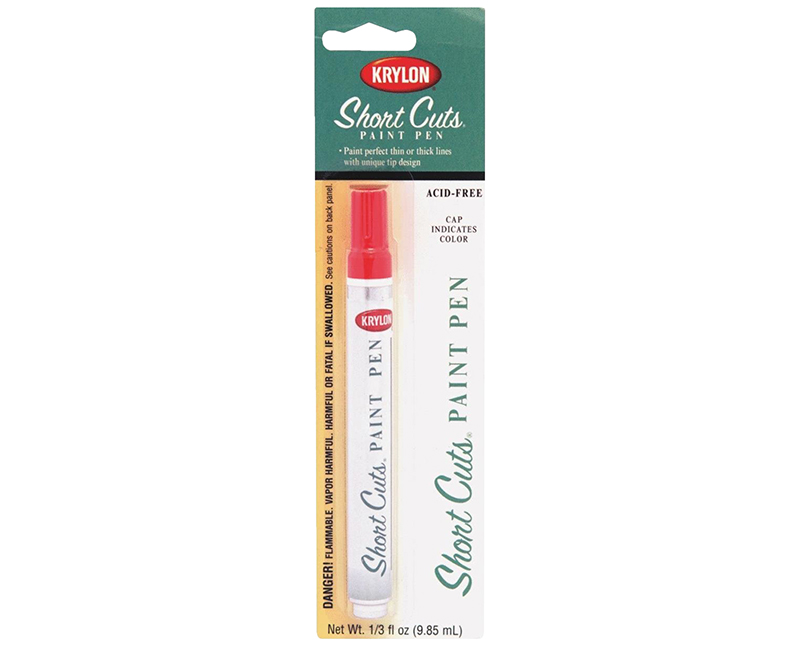 .33 Oz. Short Cuts Paint Pen - Glow Orange