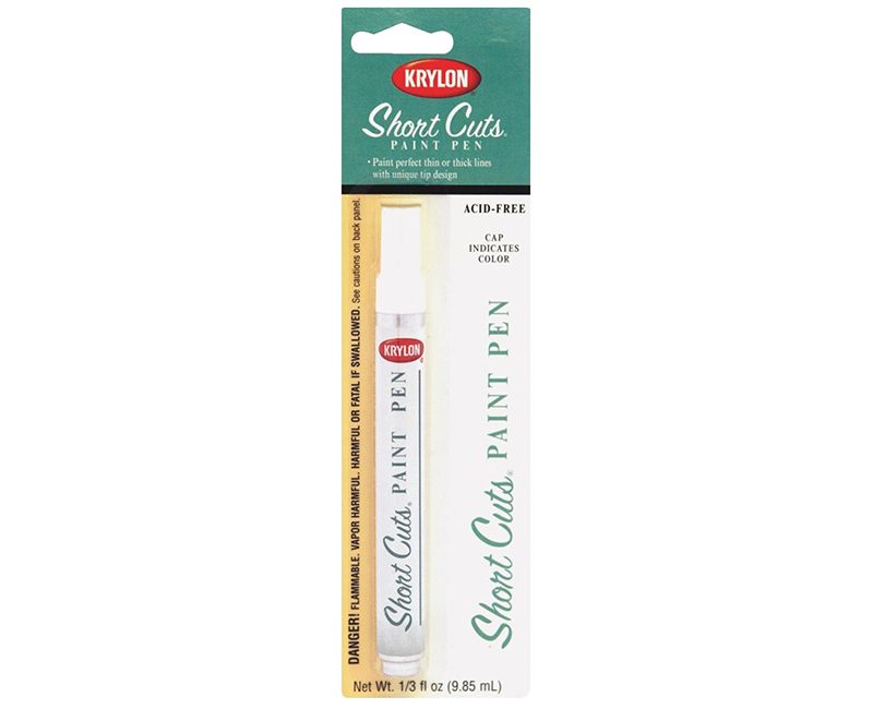 .33 Oz. Short Cuts Paint Pen - Gloss White