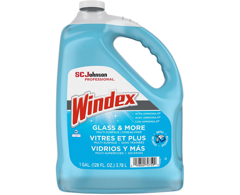 WINDEX GLASS & MORE REFILL 128OZ/4 - Professional