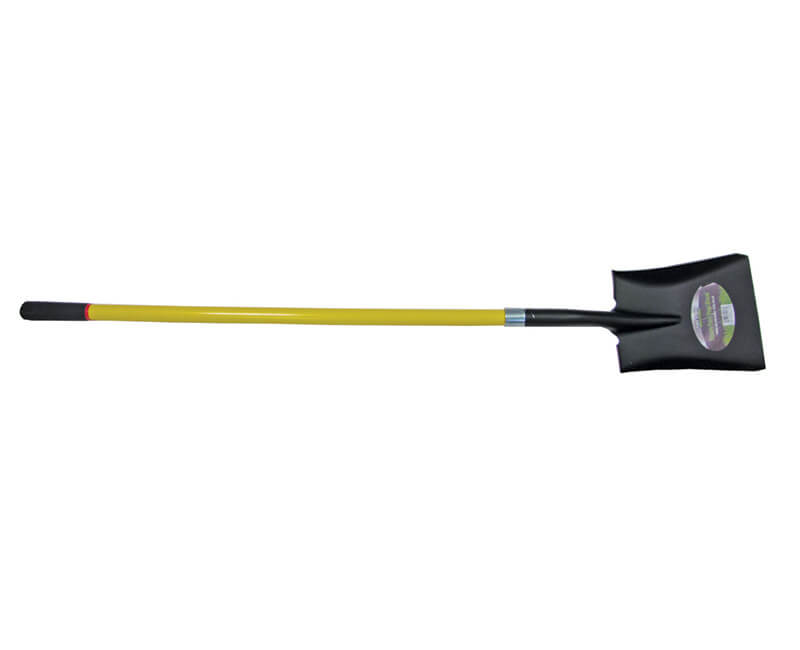 Square Point Shovel - Long Fiberglass Handle