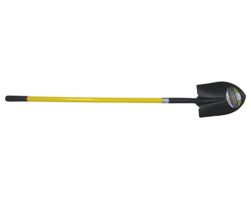 Round Point Shovel - Long Fiberglass Handle
