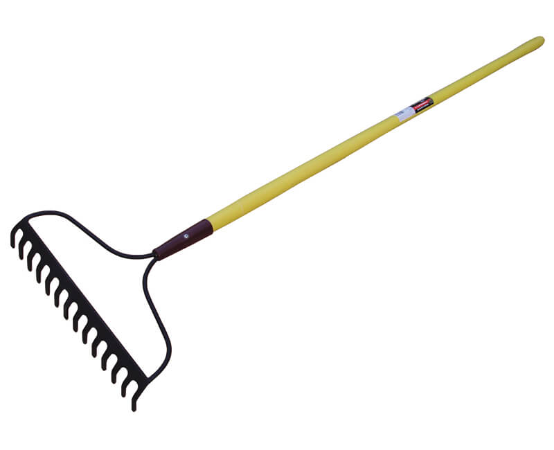 14 Tines Bow Rake - Fiberglass Handle