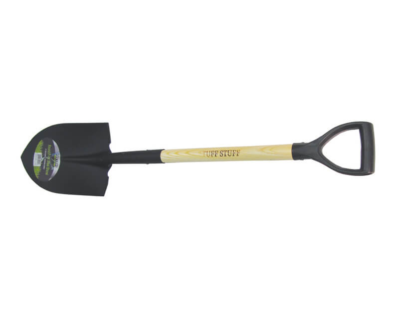 Round Point Shovel - D-Grip Hardwood Handle