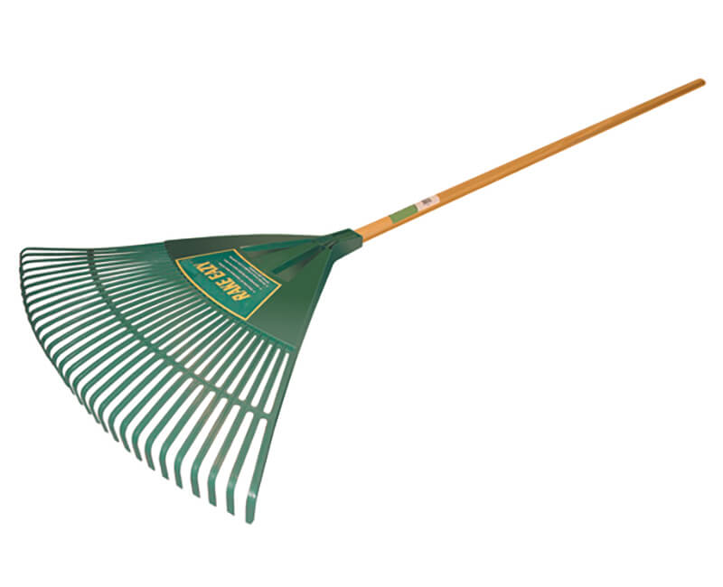 30 Tines Poly Rake - 48" Hardwood Handle