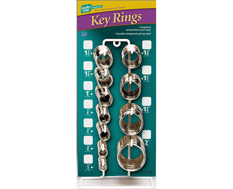 365 Piece Split Key Ring Display