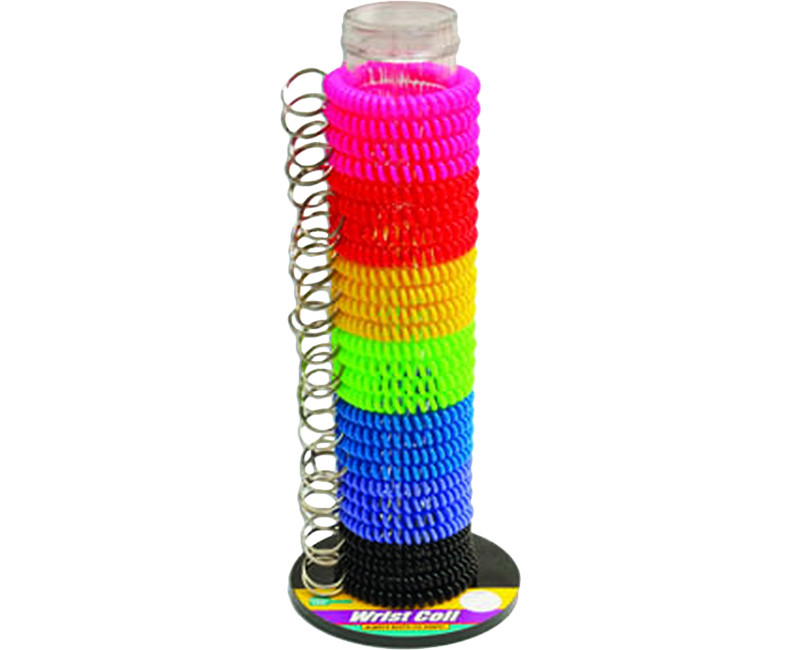 28 Piece Wrist Coils - Assorted Colors