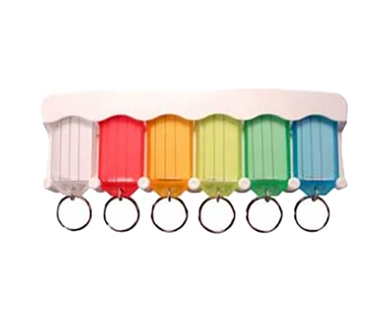 Key Tag Rack - 6 Hooks