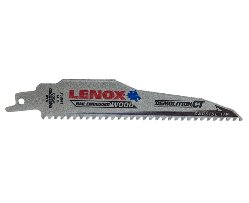 6" Carbide Tipped Demoliton Blades - 6 TPI