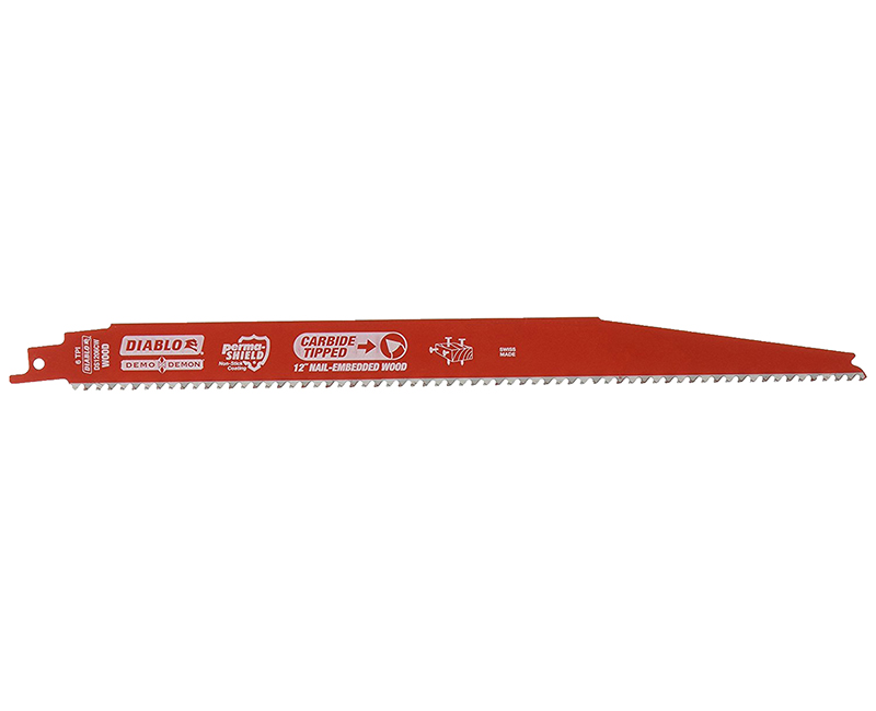 12" Carbide Tipped Demoliton Blades - 6 TPI