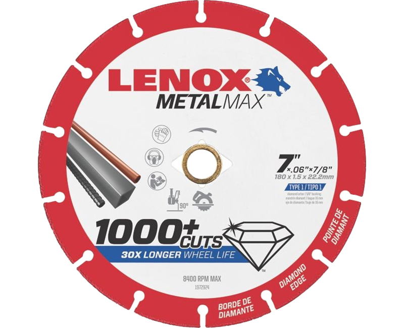 7" x 7/8" Metal Max Cutoff Wheel