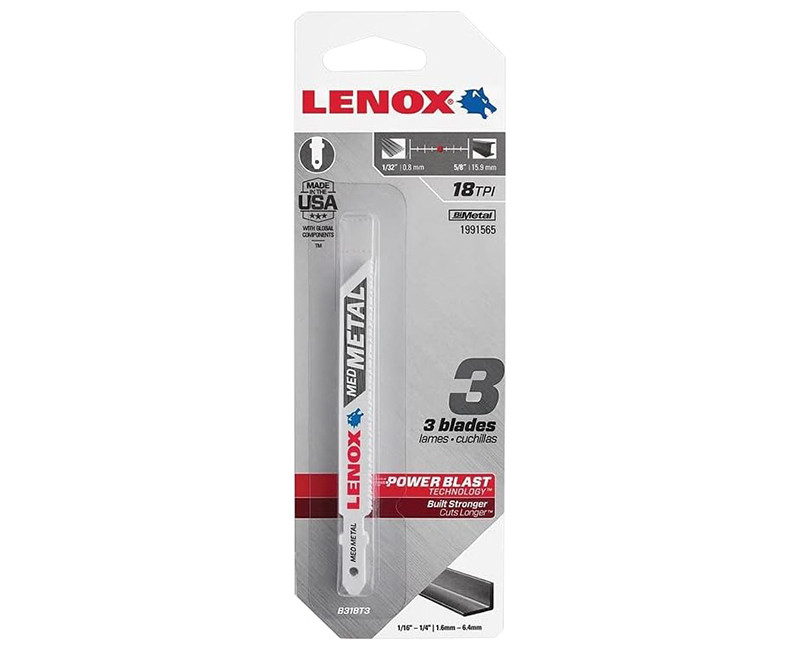 JIG B318T3 3-5/8 X 3/8 X 037 X 18 3/PK PRICED PER BLADE