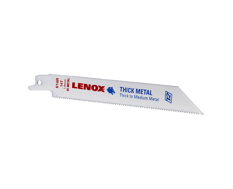 6" Bi-Metal Reciprocating Saw Blades For Metal - 14 TPI