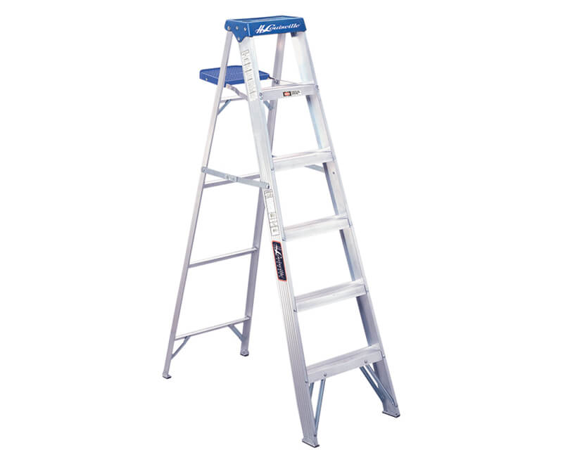 4' Aluminum Step Ladder With Pail - 250 Lbs. Type 1