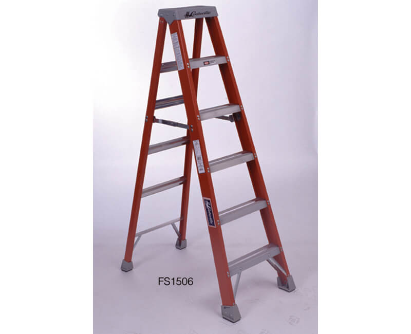 6' Fiberglass Step Ladder - 300 Lbs. Type 1A