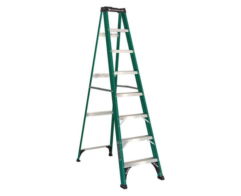 8' Fiberglass Step Ladder - 225 Lbs. Type 2
