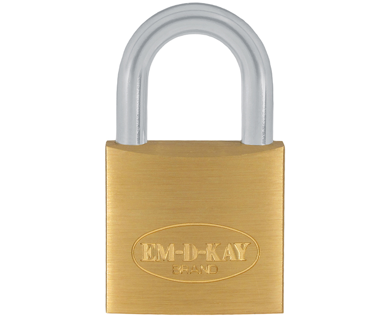 3/4" Body 1/2" Shackle Solid Brass Padlock - Keyed 106