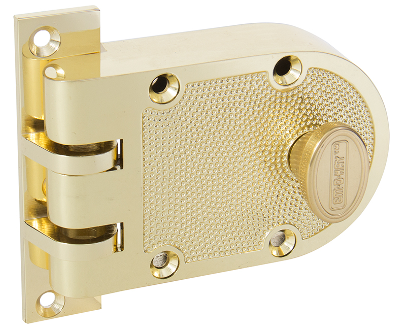 Single Cylinder Jimmyproof Deadlock - Polished Brass