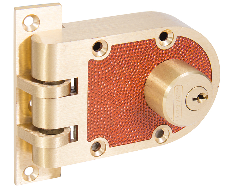 Double Cylinder Jimmyproof Deadlock - Bronze Finish