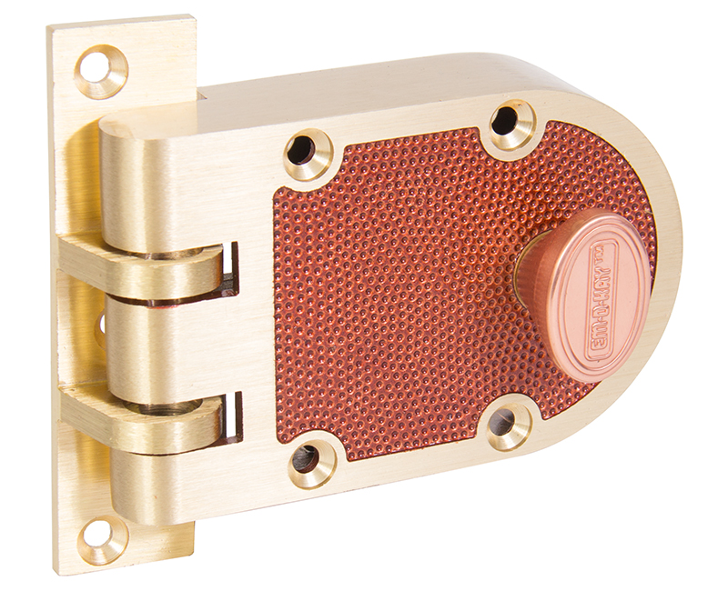 Single Cylinder Jimmyproof Deadlock - Bronze Finish