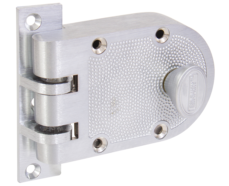 Single Cylinder Jimmyproof Deadlock - Dull Chrome