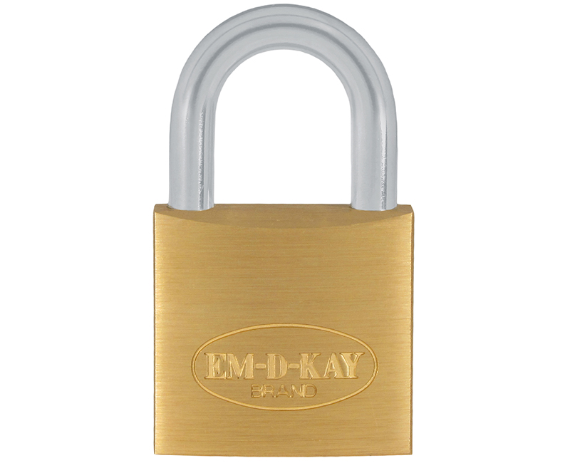 1-1/2" Body 7/8" Shackle Solid Brass Padlock - Keyed Different