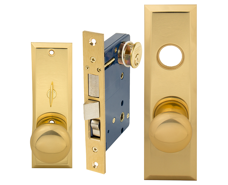 Thru Bolted Right Hand Mortise Lockset