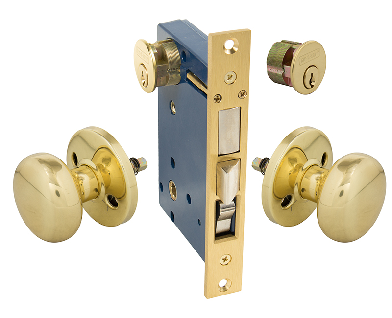 Iron Gate and Rosette For Double Cylinder Left Hand Mortise Lockset