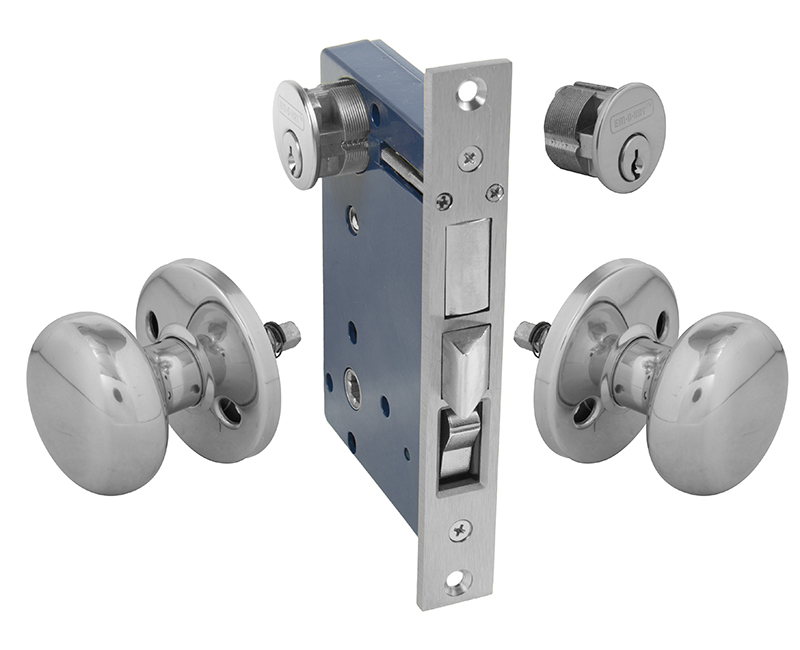 Iron Gate and Rosette For Double Cylinder Left Hand Mortise Lockset