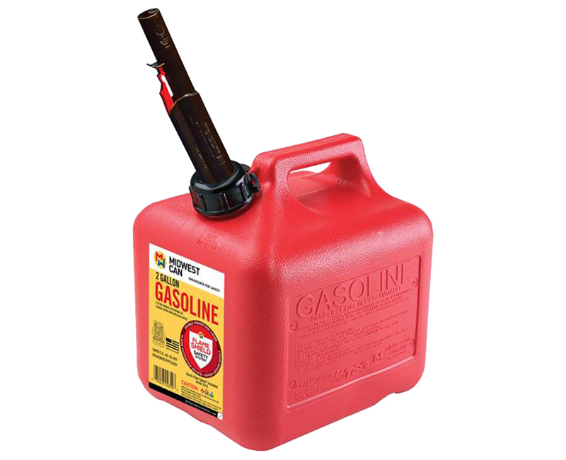 Auto Shut Off Gasoline Can - 2 Gallon