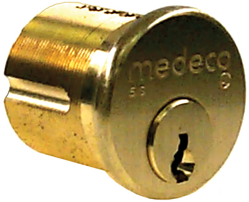 1-1/4" Medeco Mortise Cylinder - 2 Keyes