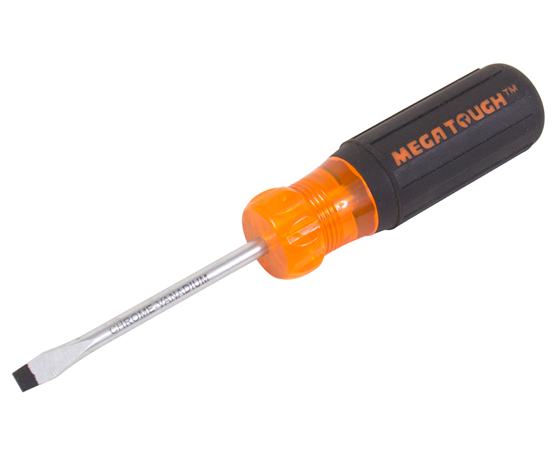 3/16" X 3" Slotted Pocket Screwdriver - Carded