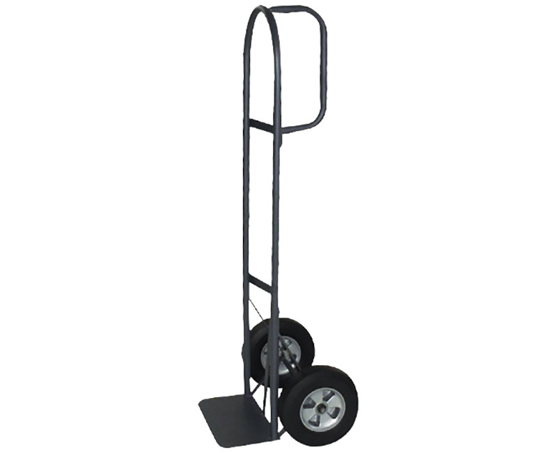 MILWAUKEE HAND TRUCK HIGH STACKING "D" HANDLE 800 LB CAPACITY 10" SOLID RUBBER TIRES (R0640)