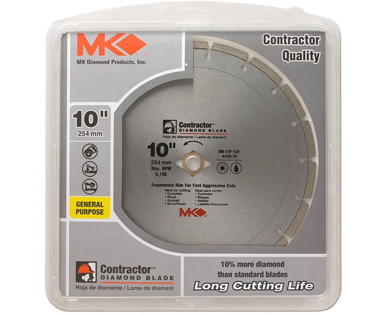 10" Segmented Diamond Blade - Carded