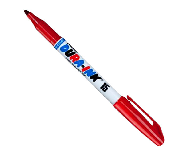 Dura-Ink Fine Tipped Bullet Marker - Red