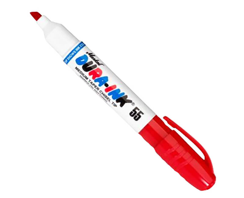 Dura-Ink Medium Tapered Chisel Tipped Marker - Red