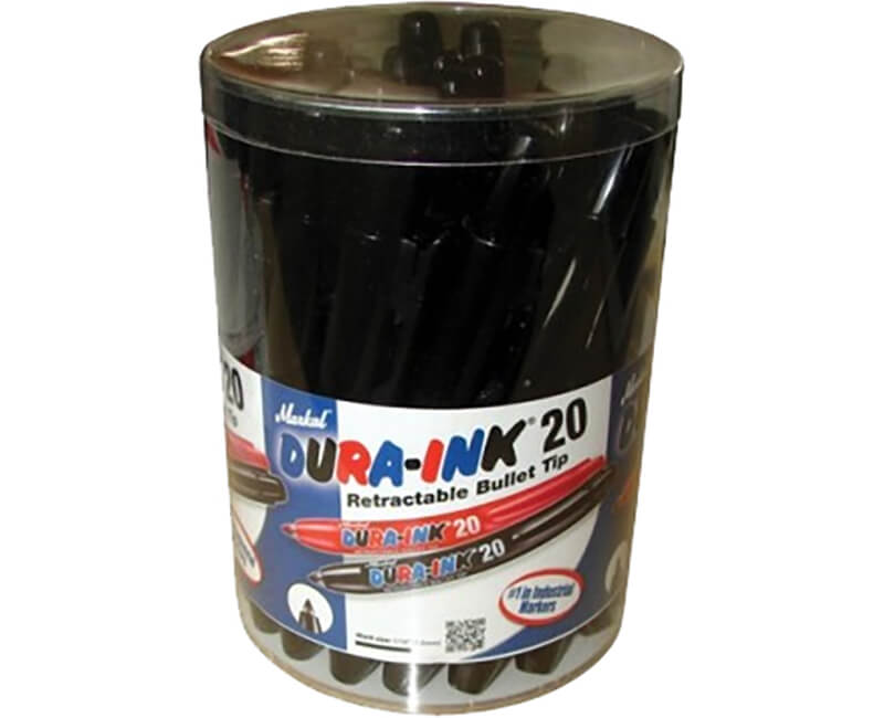 #20 Dura-Ink Black Canister Display - 24 Pack