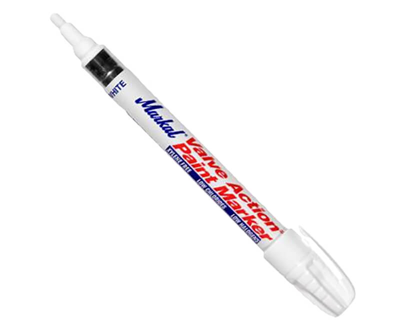 Valve Action Paint Marker - White