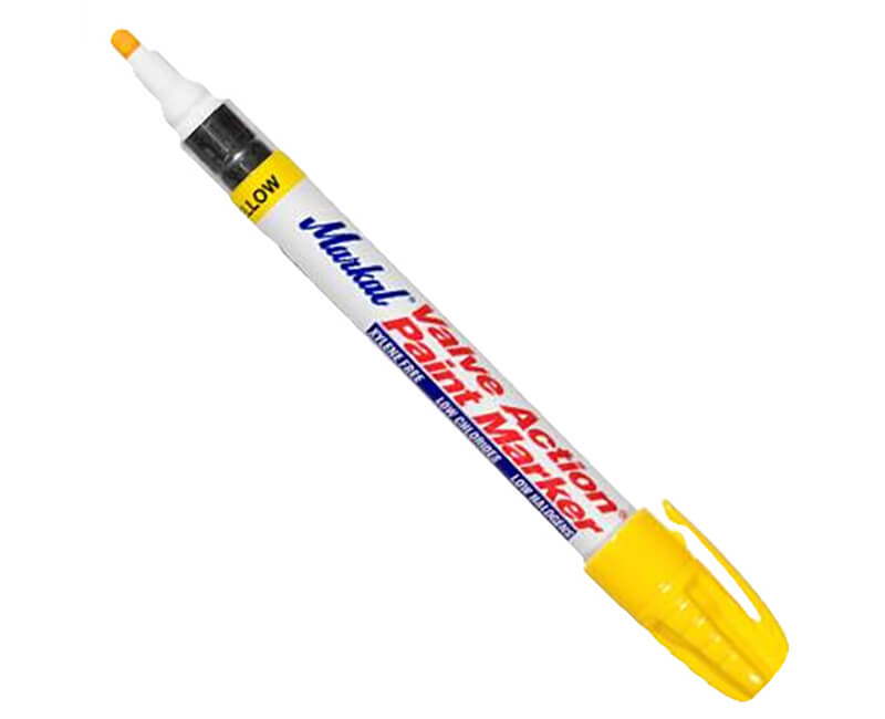 Valve Action Paint Marker - Yellow