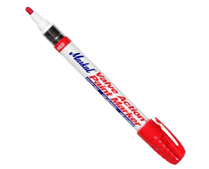 Valve Action Paint Marker - Red