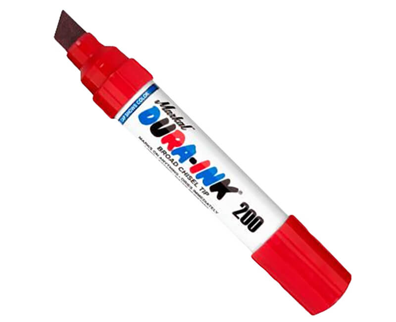 Dura-Ink Super Size Chisel Tipped Marker - Red