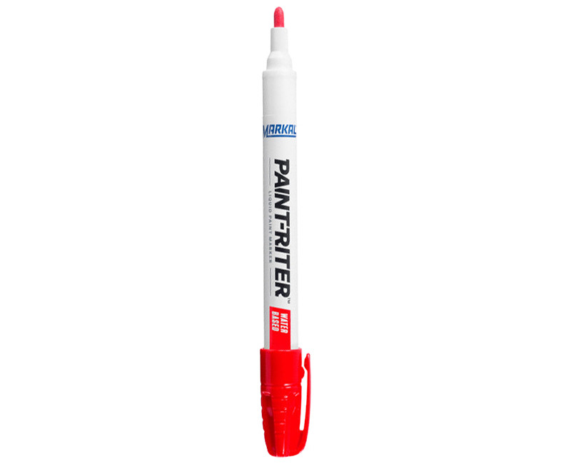 Markal Paint-Riter Water-Based Marker (Black) - 12 Pack, Low Odor, Fast-Drying, Xylene-Free Paint Marker