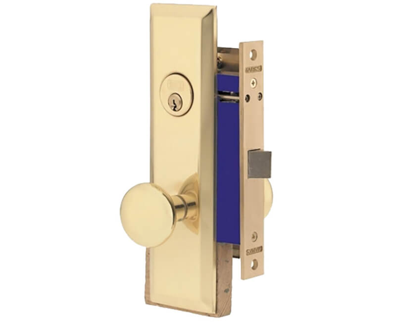 Vestibule Function Mortise Lockset - Left Handed