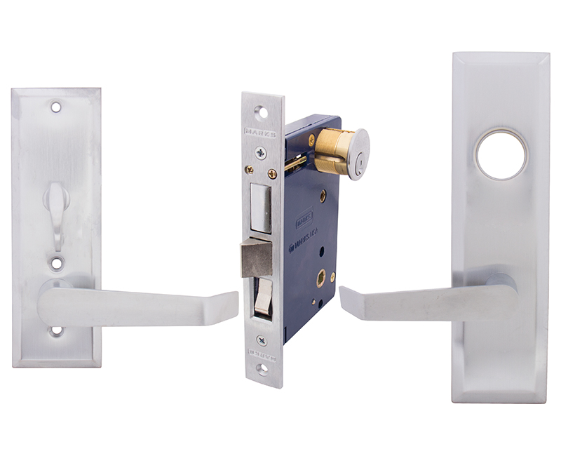 Lever Entry Mortise Lockset - Left Hand