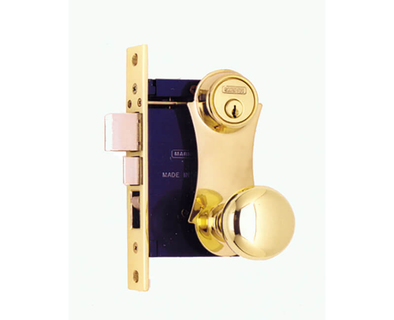 Iron Gate Double Cylinder Mortise Lockset - Right Handed