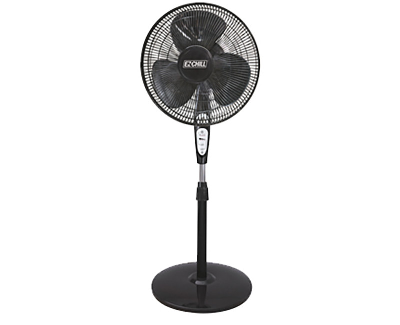 EZ-Chill - 18" Oscillating Fan - Black