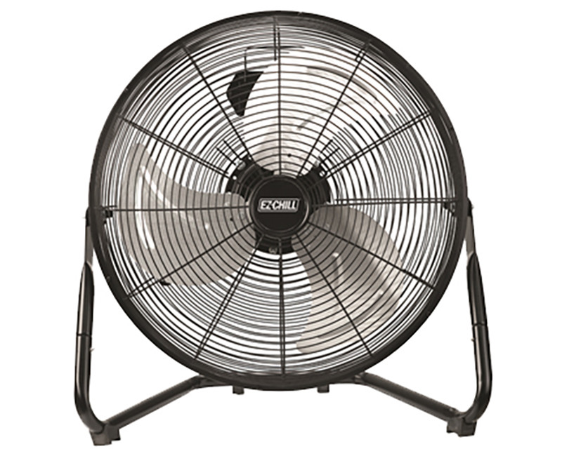 EZ-Chill - 18" High Velocity Cradle Fan - Black