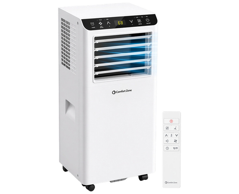 Comfort Zone - Portable AC - 5,000/8,000 BTU Single Cooling - WiFi