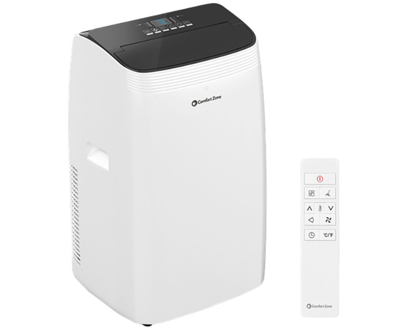Comfort Zone - Portable AC - 8,000/12,000BTU Dual Cooling/Heating - WiFi