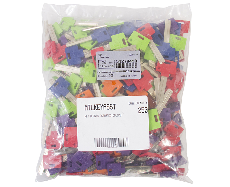 Assorted Color Key Blanks